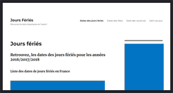 Desktop Screenshot of jour-ferie.info